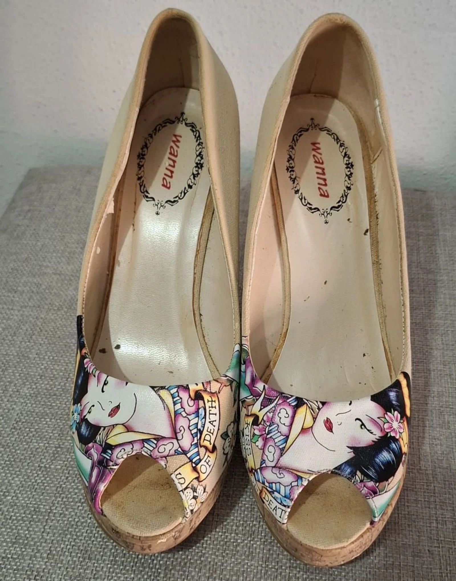 Y2K bedrukte wiggeschoenen voor dames limited edition – photo 4